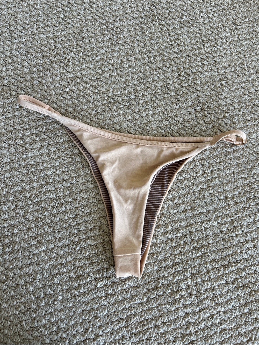 acacia swimwear Neutral Beige Lined Bikini Bottoms - Picture 3 of 3
